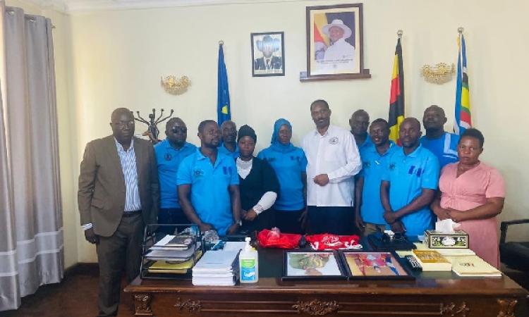 The Baganda Nkoba Zambogo Cultural Association paid a Courtesy visit to H.E. Amb. Brig.Gen. Ronnie Balya 'ndc'.